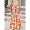 image:imageBTFBM Floral Summer Wide Leg Pants Woman 2026Beige