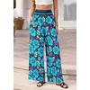 image:imageBTFBM Floral Summer Wide Leg Pants Woman 2026Black