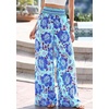 image:imageBTFBM Floral Summer Wide Leg Pants Woman 2026Blue