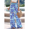 image:imageBTFBM Floral Summer Wide Leg Pants Woman 2026Blue