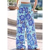 image:imageBTFBM Floral Summer Wide Leg Pants Woman 2026Blue