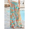 image:imageBTFBM Floral Summer Wide Leg Pants Woman 2026Green