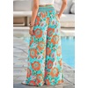 image:imageBTFBM Floral Summer Wide Leg Pants Woman 2026Green