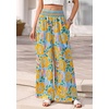 image:imageBTFBM Floral Summer Wide Leg Pants Woman 2026Light Blue