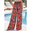 image:imageBTFBM Floral Summer Wide Leg Pants Woman 2026Navy Blue