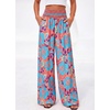 image:imageBTFBM Floral Summer Wide Leg Pants Woman 2026Orange