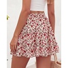 image:imageBTFBM Skirts for Women Summer Casual Floral Mini SkirtFloral Apricot Red