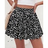 image:imageBTFBM Skirts for Women Summer Casual Floral Mini SkirtFloral Black White
