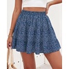 image:imageBTFBM Skirts for Women Summer Casual Floral Mini SkirtFloral Blue Purple