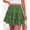 image:imageBTFBM Skirts for Women Summer Casual Floral Mini SkirtFloral Green