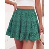 image:imageBTFBM Skirts for Women Summer Casual Floral Mini SkirtFloral Green Blue