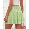 image:imageBTFBM Skirts for Women Summer Casual Floral Mini SkirtFloral Green Yellow