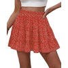 image:imageBTFBM Skirts for Women Summer Casual Floral Mini SkirtFloral Red White