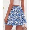 image:imageBTFBM Skirts for Women Summer Casual Floral Mini SkirtFloral White Blue