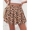 image:imageBTFBM Skirts for Women Summer Casual Floral Mini SkirtLeopard Khaki
