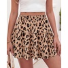 image:imageBTFBM Skirts for Women Summer Casual Floral Mini SkirtLeopard Khaki