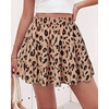 image:imageBTFBM Skirts for Women Summer Casual Floral Mini SkirtLeopard Khaki