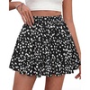 Floral Black White