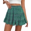 Floral Green Blue