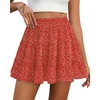 Floral Red White