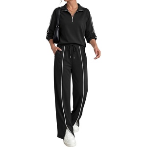 image:imageBTFBM 2 Piece Sets for Women Lounge Set Fall Outfits 2026Black