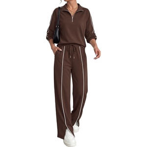 image:imageBTFBM 2 Piece Sets for Women Lounge Set Fall Outfits 2026Brown
