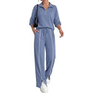 image:imageBTFBM 2 Piece Sets for Women Lounge Set Fall Outfits 2026Grey Blue