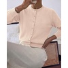 image:imageBTFBM Button Cardigan Sweaters for Women Fall Clothes 2026Beige