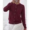 image:imageBTFBM Button Cardigan Sweaters for Women Fall Clothes 2026Burgundy