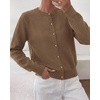 image:imageBTFBM Button Cardigan Sweaters for Women Fall Clothes 2026Camel
