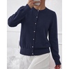 image:imageBTFBM Button Cardigan Sweaters for Women Fall Clothes 2026Navy Blue