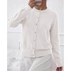 image:imageBTFBM Button Cardigan Sweaters for Women Fall Clothes 2026White