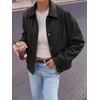 image:imageBTFBM Faux Leather Jacket Women Fall Clothes 2026Black