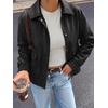 image:imageBTFBM Faux Leather Jacket Women Fall Clothes 2026Black