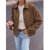 image:imageBTFBM Faux Leather Jacket Women Fall Clothes 2026Brown
