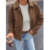 image:imageBTFBM Faux Leather Jacket Women Fall Clothes 2026Brown