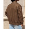 image:imageBTFBM Faux Leather Jacket Women Fall Clothes 2026Brown