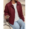 image:imageBTFBM Faux Leather Jacket Women Fall Clothes 2026Burgundy