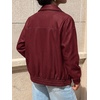 image:imageBTFBM Faux Leather Jacket Women Fall Clothes 2026Burgundy