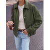 image:imageBTFBM Faux Leather Jacket Women Fall Clothes 2026Grey Green