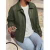 image:imageBTFBM Faux Leather Jacket Women Fall Clothes 2026Grey Green