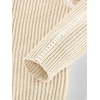 image:imageBTFBM Womens Oversized Sweaters Contrast Chunky Knit SweaterBeige