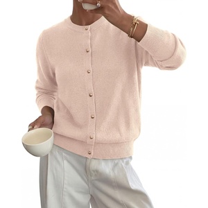 image:imageBTFBM Button Cardigan Sweaters for Women Fall Clothes 2026Beige